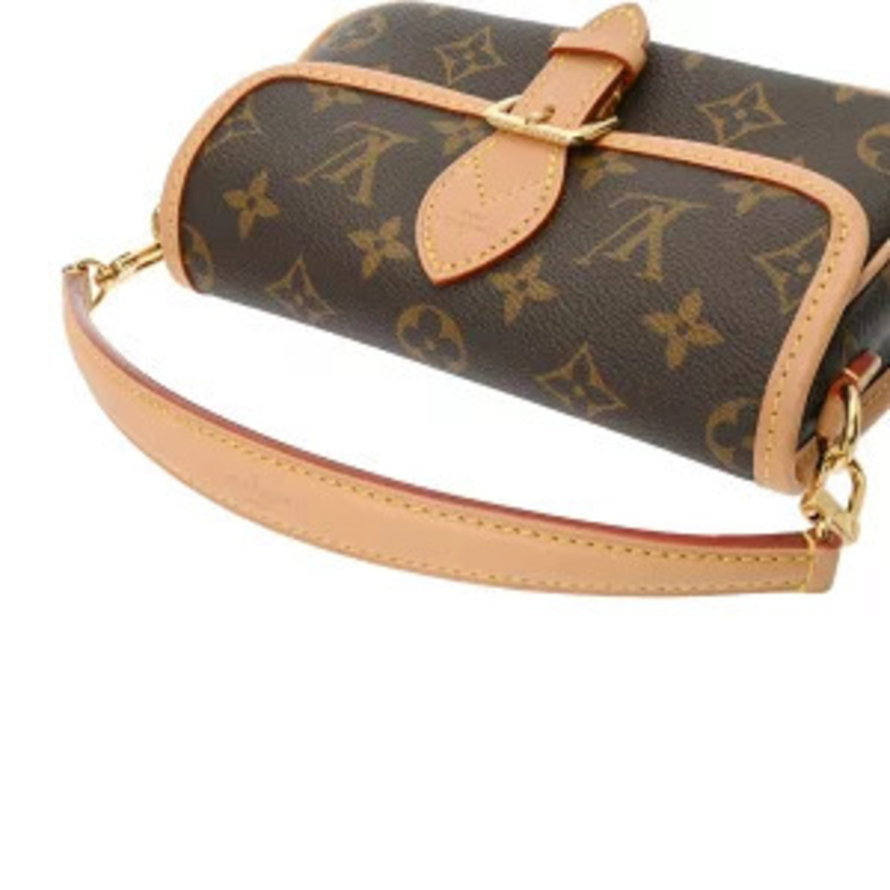 Louis Vuitton Monogram Diane Brown Canvas Shoulder Bag - Picture 3 of 7